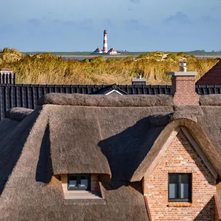 펜션 Reetdachhaus Norderdeich Reetdachhaus Norderdeich 17 *